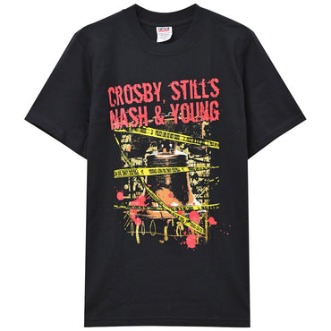 【廃番ラスト販売/特別価格】CROSBY STILLS NASH & YOUNG クロスビースティルスナッシュ&ヤング - Philadelphia Opening Night / バックプリントあり / Tシャツ / メンズ