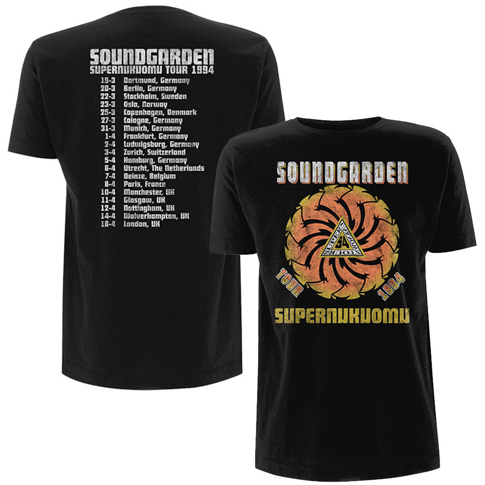 SOUNDGARDEN サウンドガーデン - Superunknown Tour '94 / バックプリントあり / Tシャツ / メンズ 【公式 / オフィシャル】