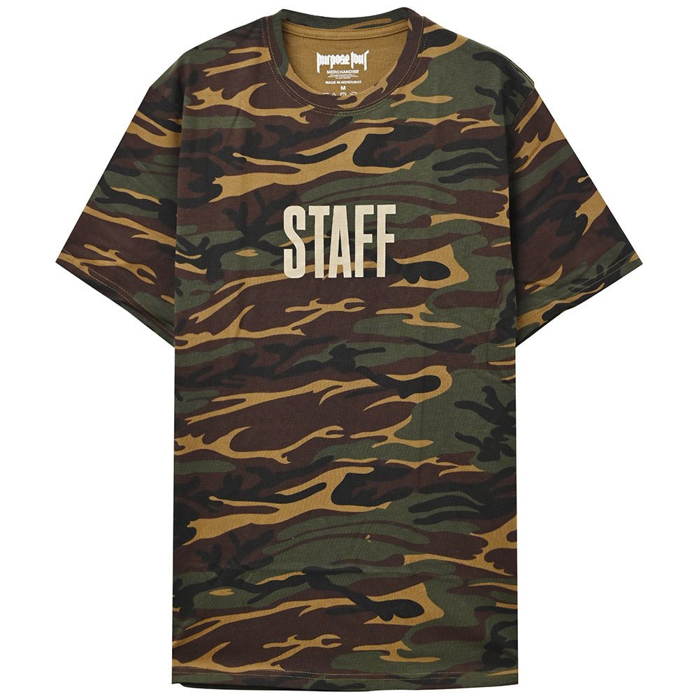JUSTIN BIEBER ジャスティンビーバー - Purpose Tour Staff (Ex - Tour / バックプリントあり) / Tシャツ / メンズ - PGS