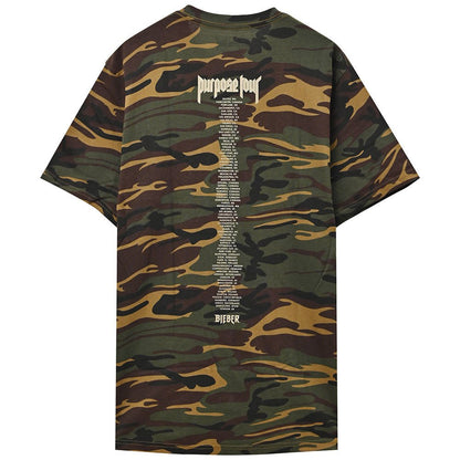 JUSTIN BIEBER ジャスティンビーバー - Purpose Tour Staff (Ex - Tour / バックプリントあり) / Tシャツ / メンズ - PGS