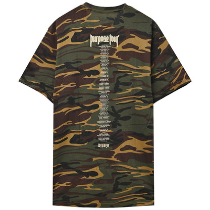 JUSTIN BIEBER ジャスティンビーバー - Purpose Tour Staff (Ex-Tour / バックプリントあり) / Tシャツ / メンズ