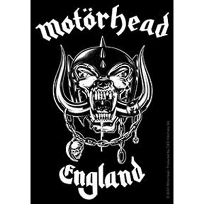 MOTORHEAD モーターヘッド (結成 50周年 ) - ENGLAND / ステッカー 【公式 / オフィシャル】