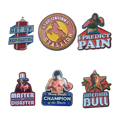 ROCKY - Limited Edition 6 Pack of Pins / Limited to 1976 pieces worldwide / Badge