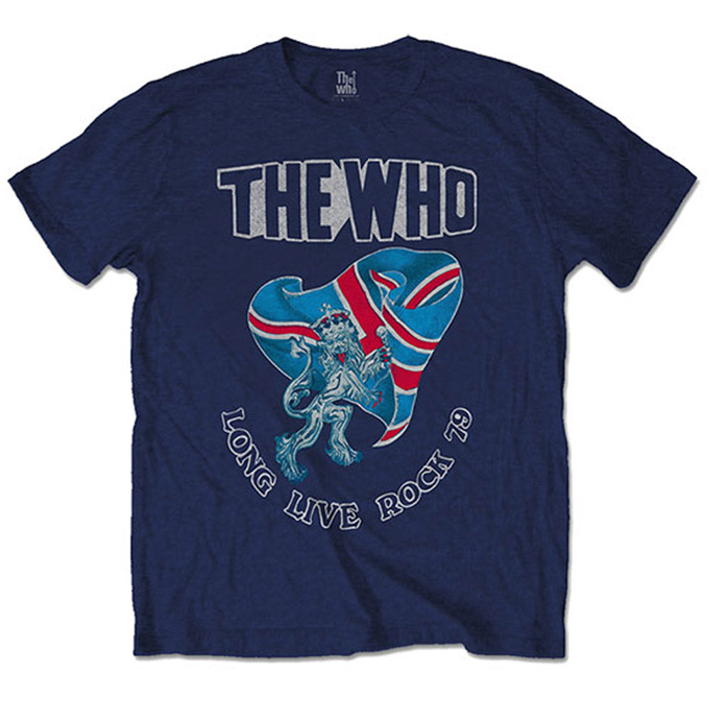 THE WHO ザ・フー (デビュー 60周年 ) - Long Live Rock '79 / バックプリントあり / Tシャツ / メンズ 【公式 / オフィシャル】