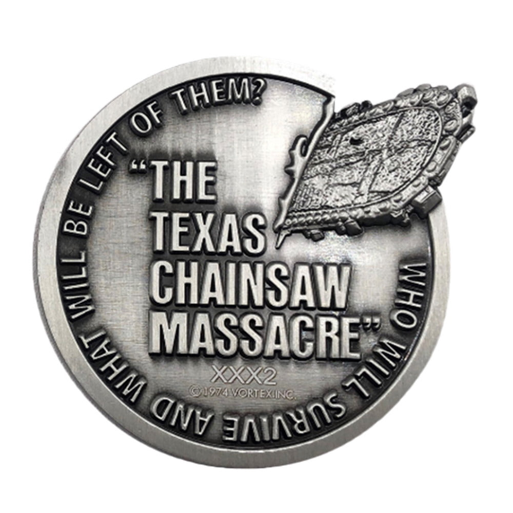 TEXAS CHAINSAW MASSACRE 悪魔のいけにえ (公開 50周年 記念 ) - Limited Edition Medallion / 世界限定1974 / コイン