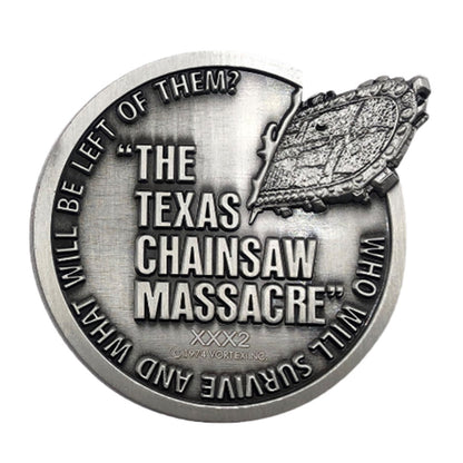 TEXAS CHAINSAW MASSACRE 悪魔のいけにえ (公開 50周年 記念 ) - Limited Edition Medallion / 世界限定1974 / コイン