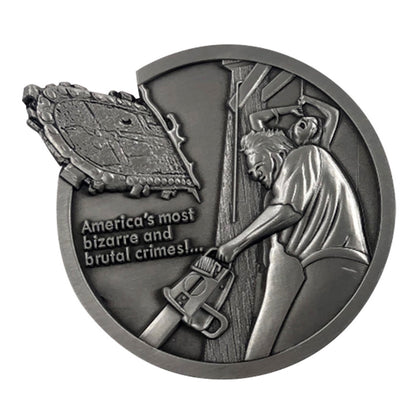 TEXAS CHAINSAW MASSACRE 悪魔のいけにえ (公開 50周年 記念 ) - Limited Edition Medallion / 世界限定1974 / コイン