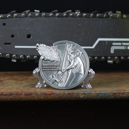 TEXAS CHAINSAW MASSACRE 悪魔のいけにえ (公開 50周年 記念 ) - Limited Edition Medallion / 世界限定1974 / コイン