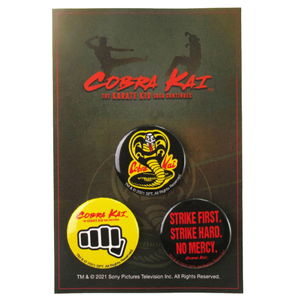 COBRA KAI - (ファイナルシーズン配信 ) - 缶バッジ / 3種セット