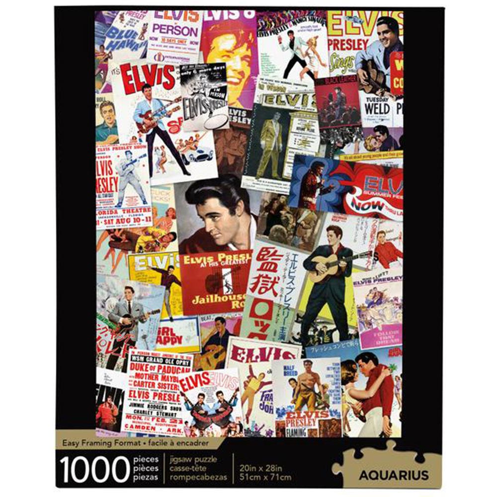 ELVIS PRESLEY エルヴィスプレスリー (5月 ドキュメンタリー映画 公開 ) - Movie Poster Collage / 1000ピース / ジグソーパズル