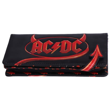 AC/DC エーシーディーシー (来日 45周年 ) - Logo Lightning Embossed Purse Wallet / 財布
