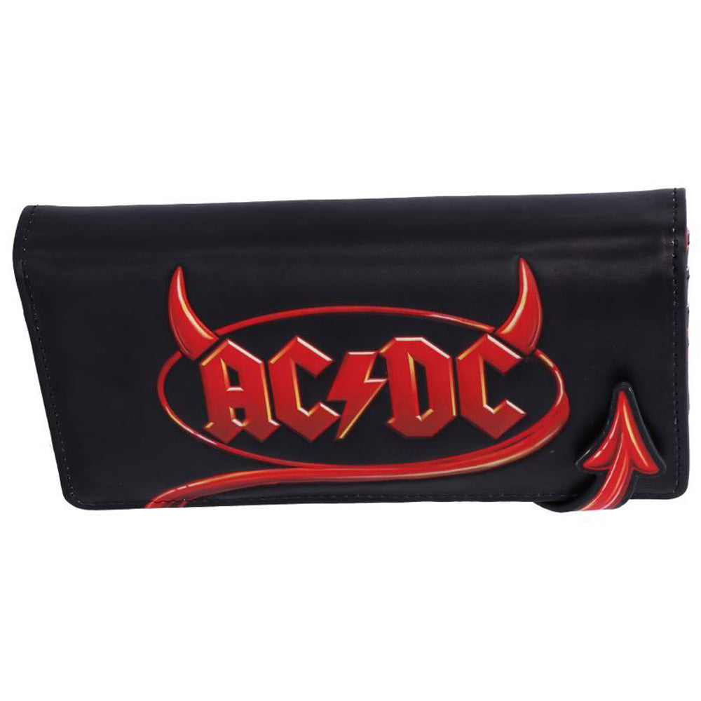 AC/DC エーシーディーシー (来日 45周年 ) - Logo Lightning Embossed Purse Wallet / 財布