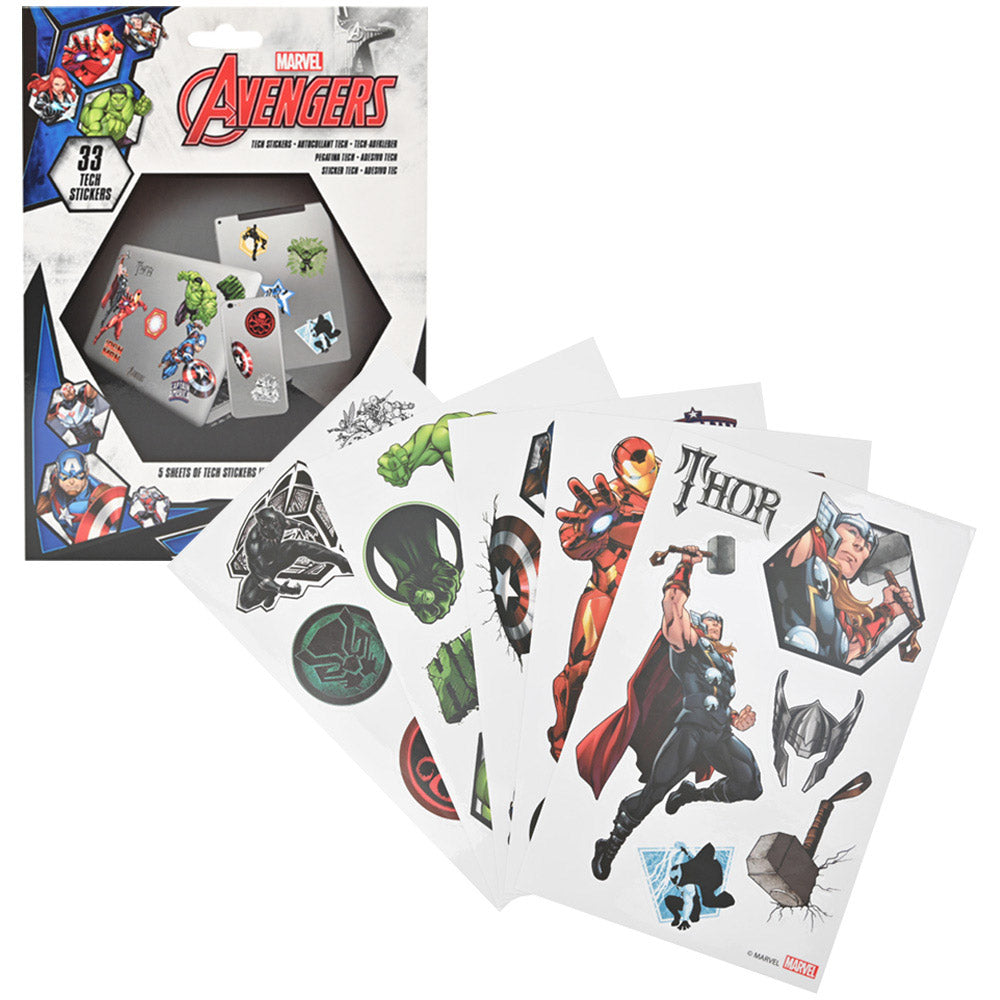 AVENGERS アベンジャーズ (2025年 新作 公開予定 ) - Heroes / Tech Sticker（33種類） / スマホ・ステッカー 【公式 / オフィシャル】