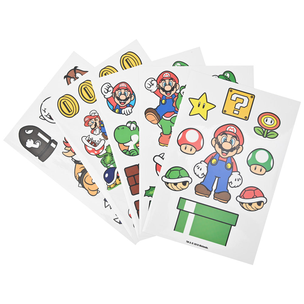 SUPER MARIO スーパーマリオ (40周年 ) - Mushroom Kingdom Tech Sticker（39種類） / ステッカー 【公式 / オフィシャル】