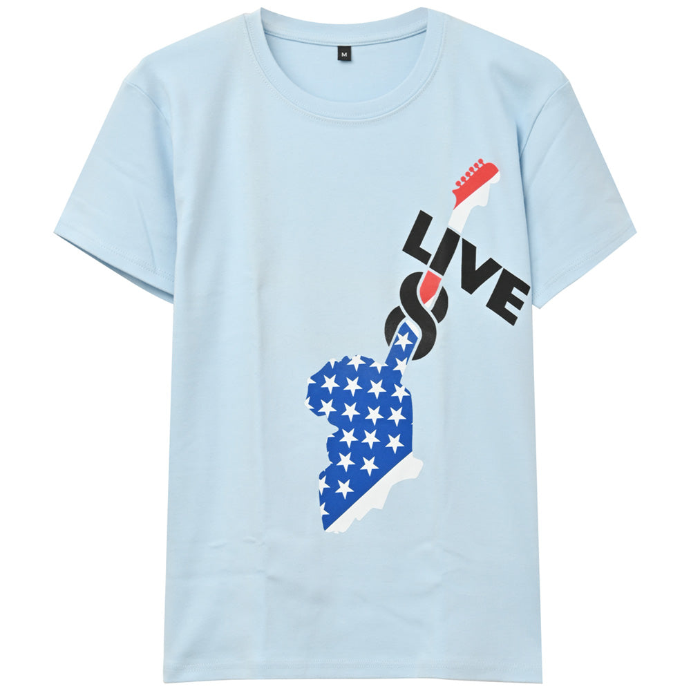 LIVE 8 ライブエイト - Live 8 US Event （超レア） / バックプリントあり / Tシャツ / レディース