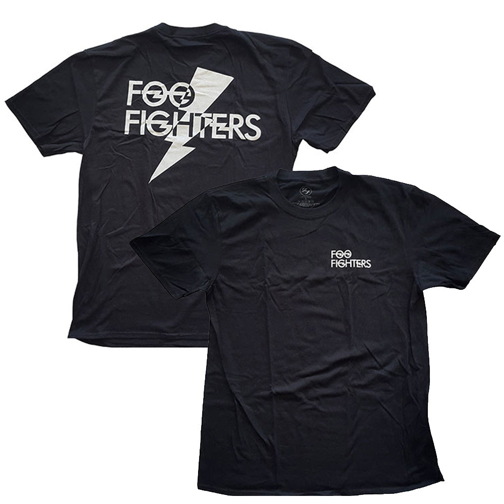 FOO FIGHTERS フーファイターズ (デビュー 30周年 ) - Flash Logo / バックプリントあり / Tシャツ / メンズ 【公式 / オフィシャル】