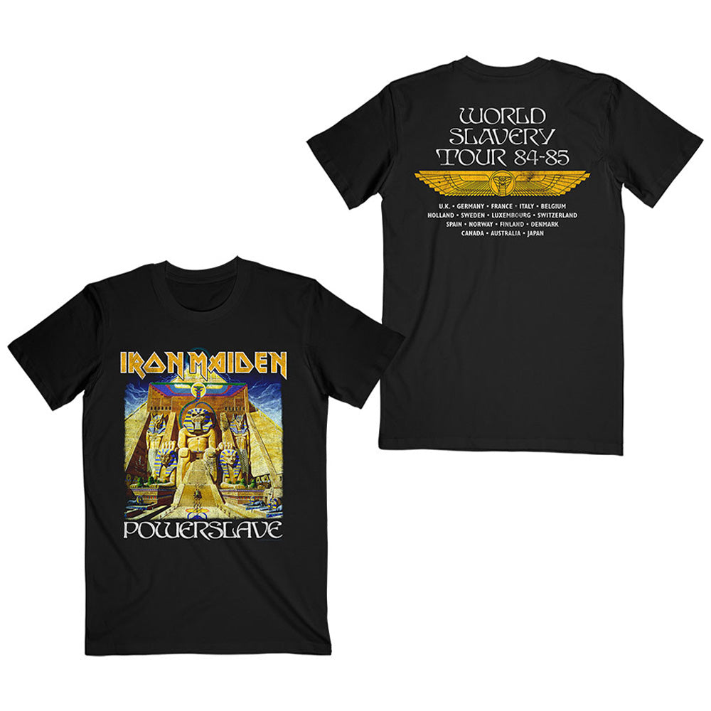 IRON MAIDEN - (結成 50周年 ) - Powerslave World Slavery Tour / バックプリントあり