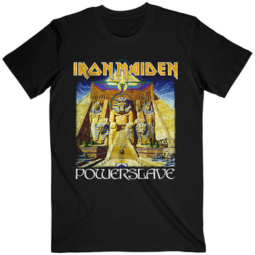 IRON MAIDEN アイアンメイデン (結成 50周年 ) - Powerslave World Slavery Tour / バックプリントあり / Tシャツ / メンズ 【公式 / オフィシャル】