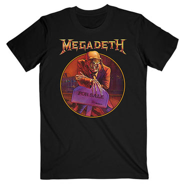 MEGADETH (40th Anniversary) - Peace Sells... Track list / Back Print / T-shirt / Men's