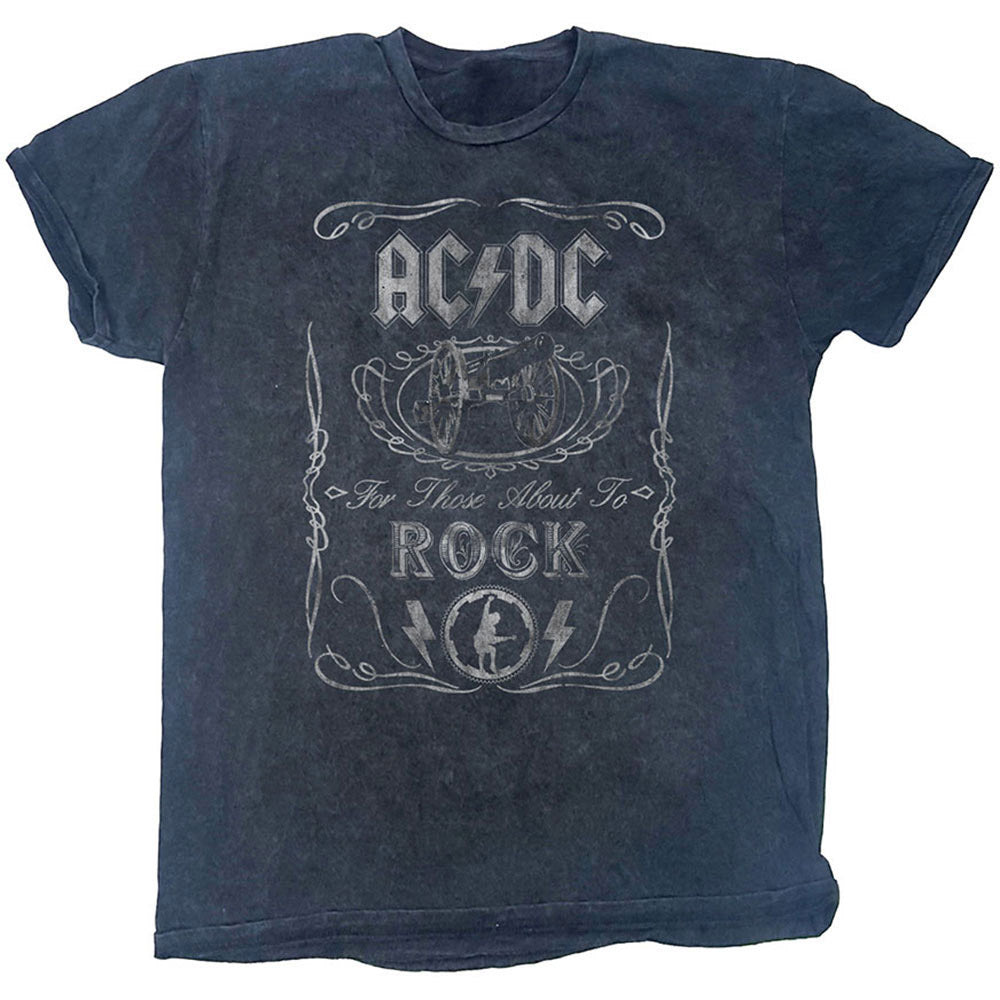 AC/DC エーシーディーシー (Back in Black 45周年 ) - Cannon Swig / タイダイ / Tシャツ / メンズ 【公式 / オフィシャル】
