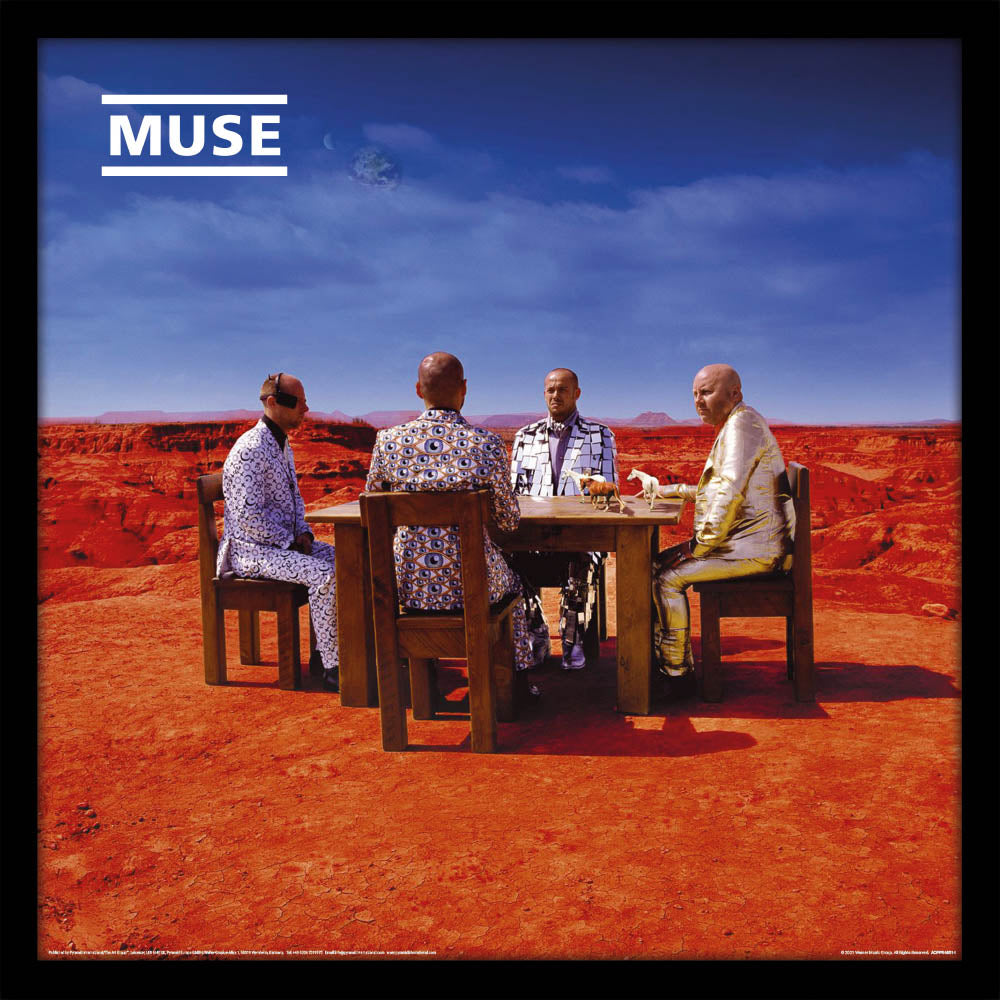 MUSE ミューズ (9月 来日 ) - Black Holes and Revelations (アルバム・シリーズ額) / インテリア額 【公式 / オフィシャル】