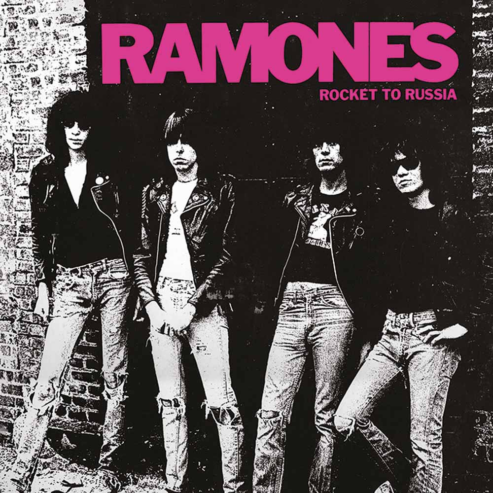 RAMONES - (デビュー 50周年 ) - Rocket to Russia / キャンバス・プリント木枠（40×40×2.5cm）
