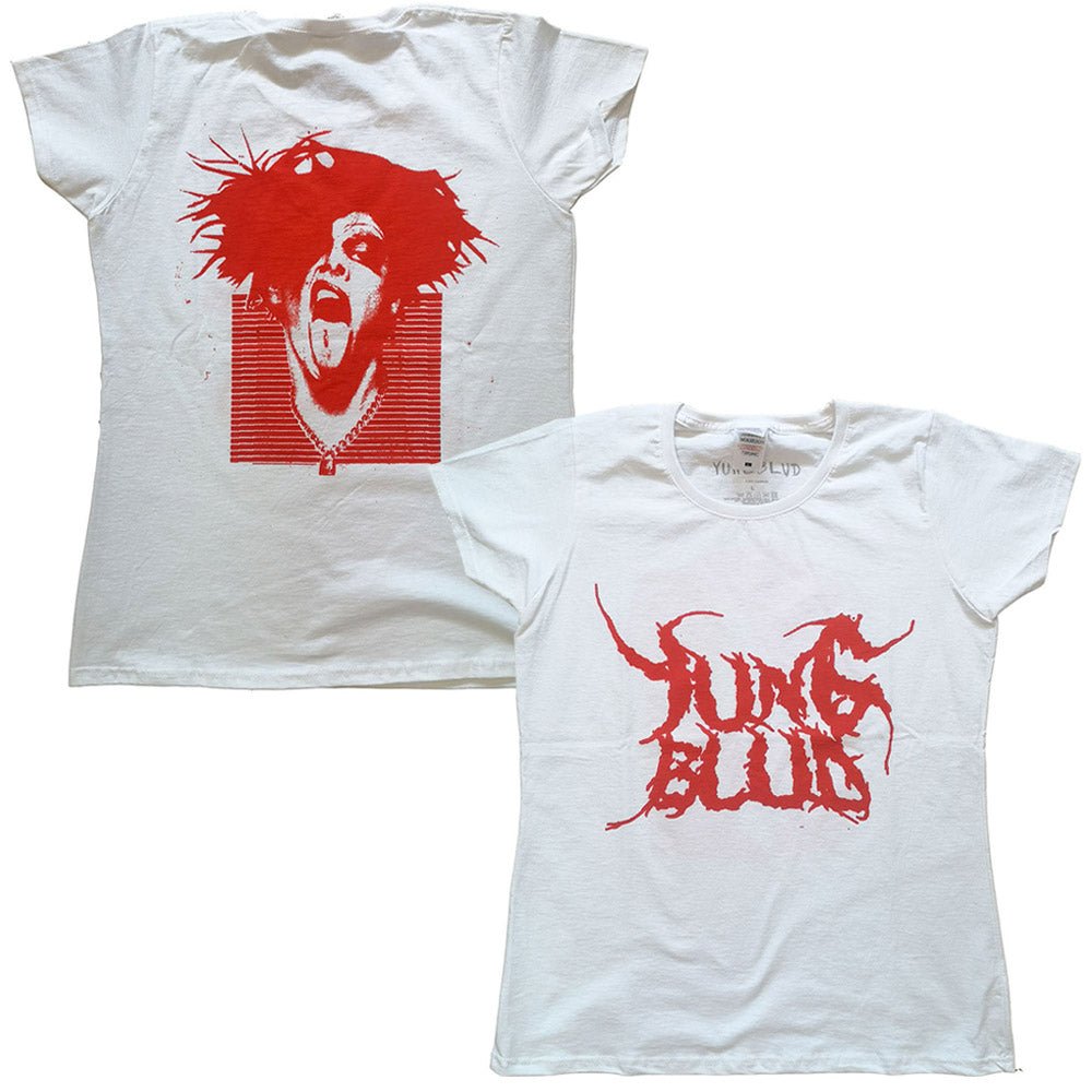 YUNGBLUD ヤングブラッド - DEADHAPPY / バックプリントあり / Tシャツ / レディース - PGS