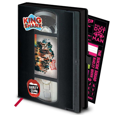 SUICIDE SQUAD スーサイドスクワッド (ジョーカー 生誕 80周年 ) - VHS / Premium A5 / ノート・メモ帳 【公式 / オフィシャル】
