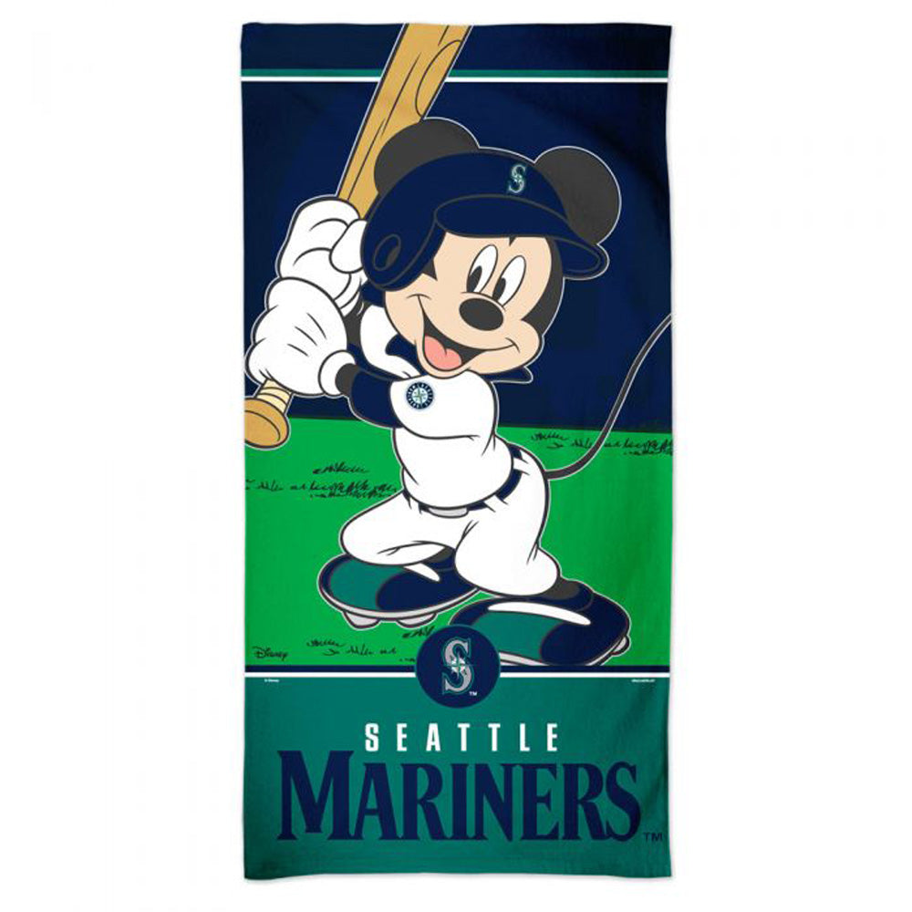 SEATTLE MARINERS（MLB） - DISNEY MICKEY SPECTRA BEACH TOWEL