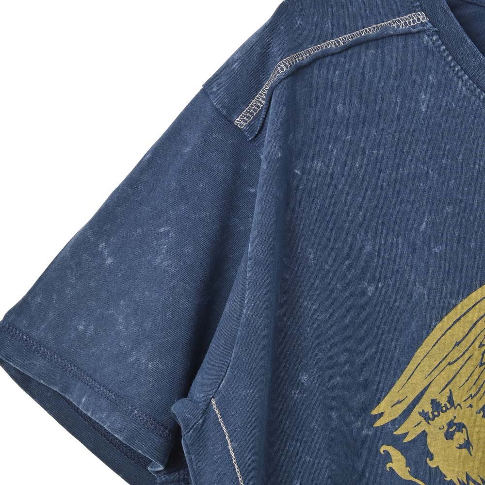 
                  
                    QUEEN クイーン (初来日50周年 ) - Classic Crest Navy / Black Label（ブランド） / Snow Wash / Tシャツ / メンズ
                  
                