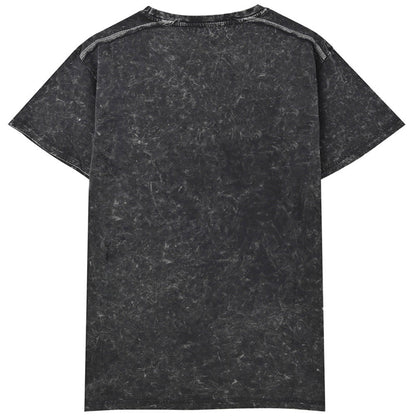 【予約商品】 ROLLING STONES ローリングストーンズ (7月 新譜 記念 ) - NYC '75 （復刻ツアーTシリーズ） / Black Label（ブランド） / Snow Wash / Tシャツ / メンズ