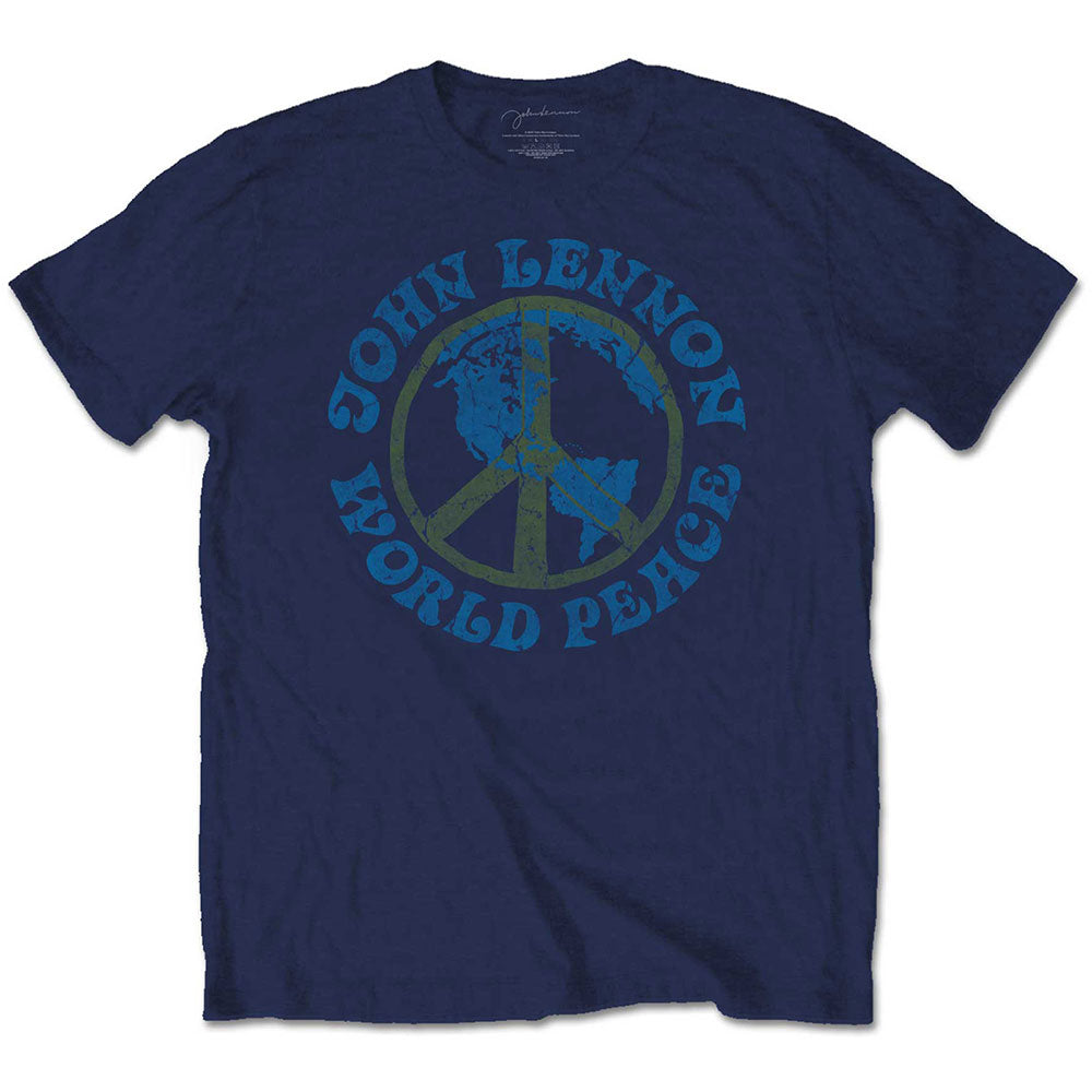 JOHN LENNON ジョンレノン - World Peace / Tシャツ / メンズ 【公式 / オフィシャル】