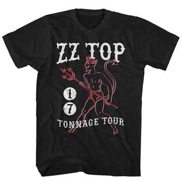 ZZ TOP ズィーズィートップ (デビュー 55周年 ) - TONNAGE TOUR 17 / Tシャツ / メンズ