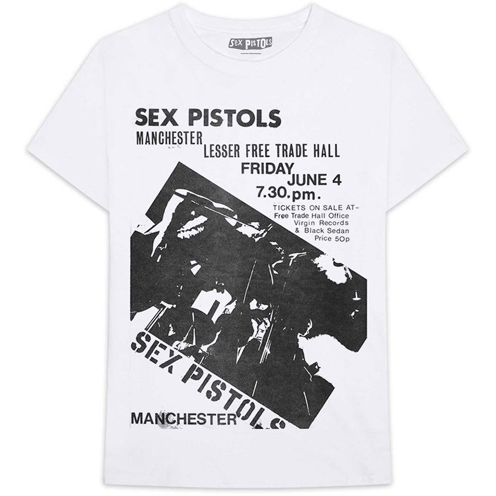 SEX PISTOLS セックスピストルズ - Manchester Flyer / Tシャツ / メンズ 【公式 / オフィシャル】