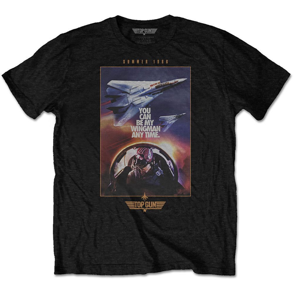 TOP GUN トップガン (アイスマン追悼 ) - Wingman Poster / Tシャツ / メンズ 【公式 / オフィシャル】