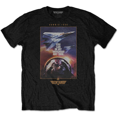 TOP GUN トップガン (アイスマン追悼 ) - Wingman Poster / Tシャツ / メンズ 【公式 / オフィシャル】