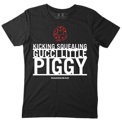 RADIOHEAD レディオヘッド - Gucci Piggy / バックプリントあり / オーガニックコットン / Tシャツ / メンズ 【公式 / オフィシャル】