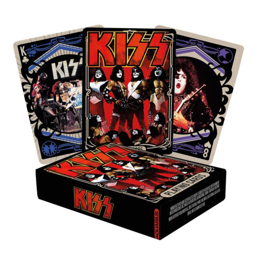 KISS キッス - KISS PHOTOS PLAYING CARDS / トランプ 【公式 / オフィシャル】