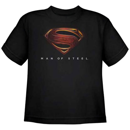 【廃番ラスト販売/特別価格】SUPERMAN スーパーマン - MAN OF STEEL LOGO / Tシャツ / キッズ - PGS