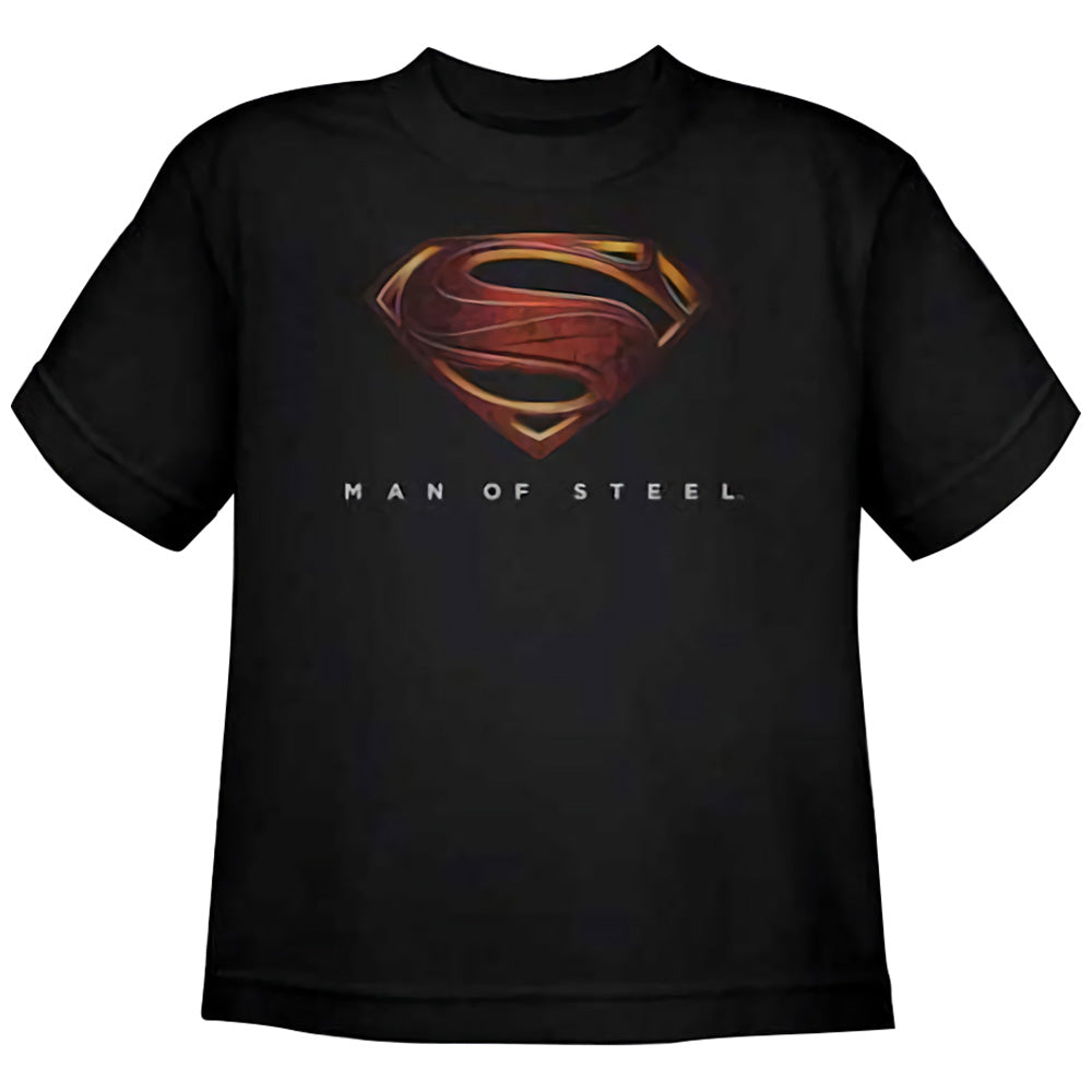【廃番ラスト販売/特別価格】SUPERMAN スーパーマン - MAN OF STEEL LOGO / Tシャツ / キッズ 【公式 / オフィシャル】