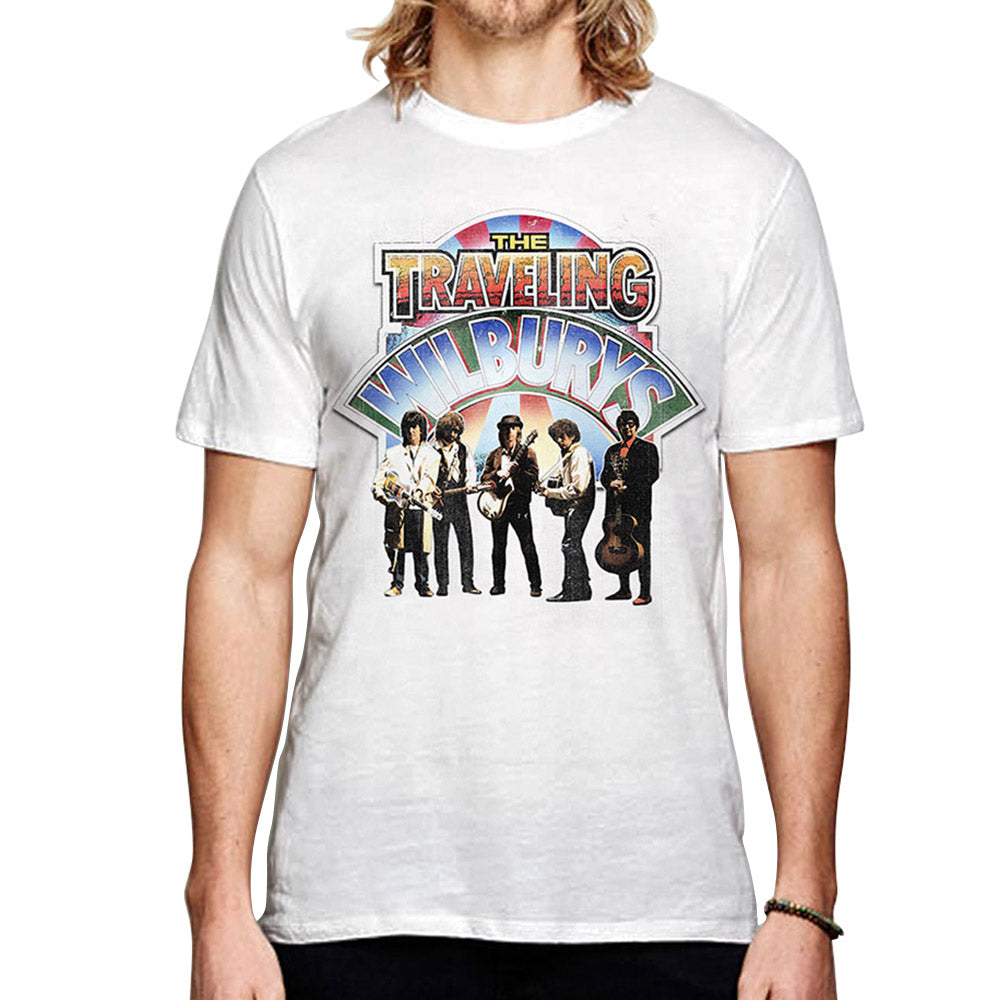 GEORGE HARRISON ジョージハリスン (没後 25周年 ) - Traveling Wilburys: Band Photo / Tシャツ / メンズ - PGS