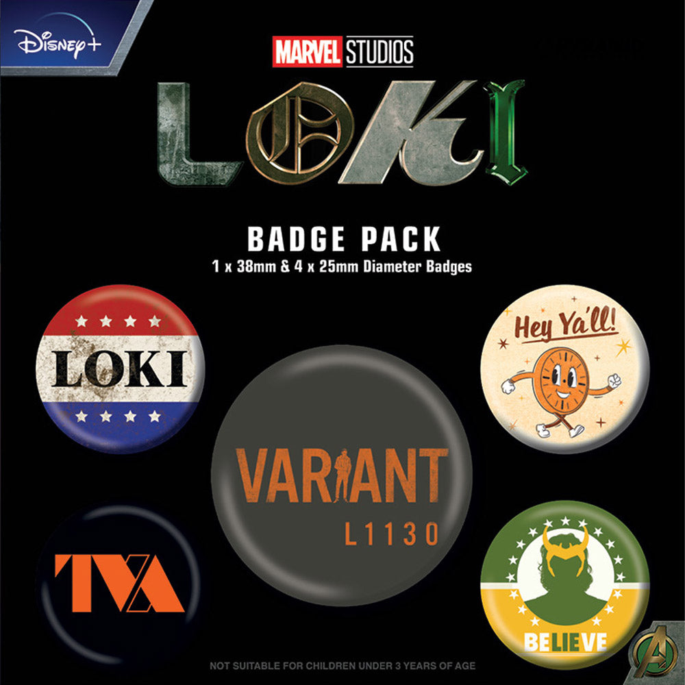 LOKI - TVA / 缶バッジ5個セット