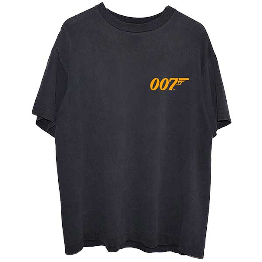 JAMES BOND - Gold Finger Movie Poster / Back Print / T-shirt / Men's