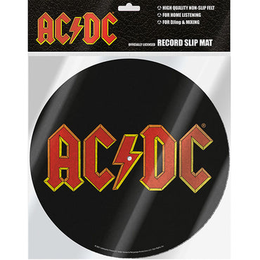 AC/DC エーシーディーシー (Back in Black 45周年 ) - Logo / スリップマット 【公式 / オフィシャル】