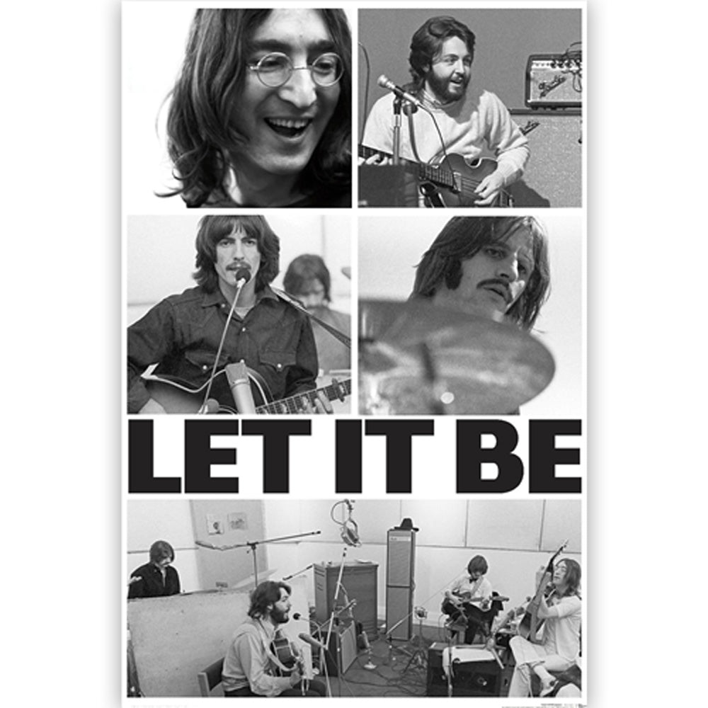 THE BEATLES ビートルズ (結成 65周年 ) - Let It Be Compilation / ポスター 【公式 / オフィシャル】
