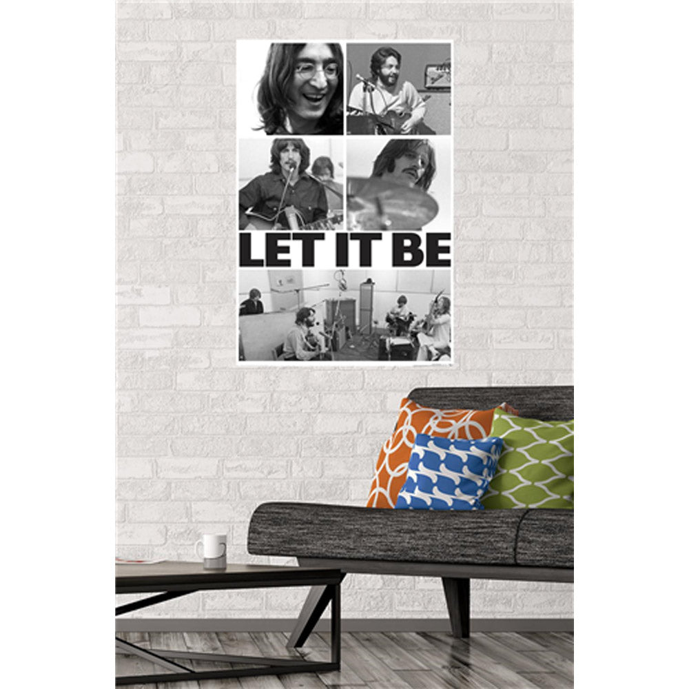 THE BEATLES ビートルズ (結成 65周年 ) - Let It Be Compilation / ポスター 【公式 / オフィシャル】