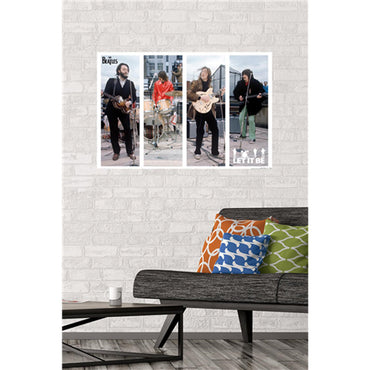 THE BEATLES (65th Anniversary) - Let It Be Bars / Poster