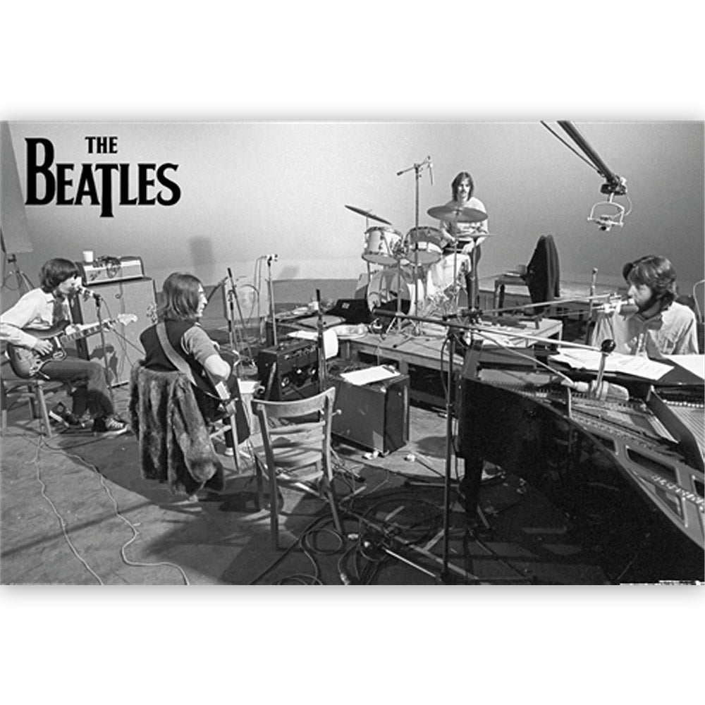THE BEATLES ビートルズ (結成 65周年 ) - Let It Be Studio / ポスター 【公式 / オフィシャル】