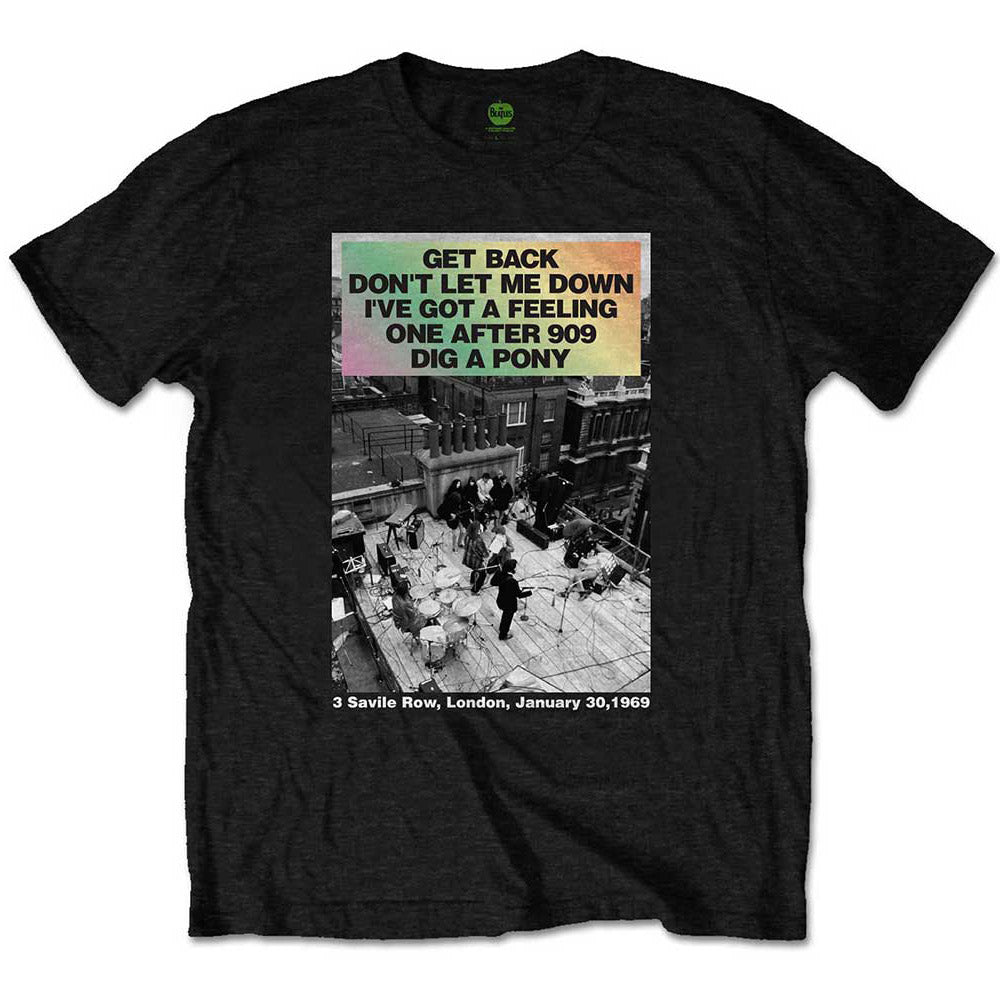 THE BEATLES ビートルズ (結成 65周年 ) - Rooftop Songs Gradient / Tシャツ / メンズ 【公式 / オフィシャル】