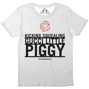 RADIOHEAD レディオヘッド - Gucci Piggy / オーガニックコットン / バックプリントあり / Tシャツ / メンズ 【公式 / オフィシャル】